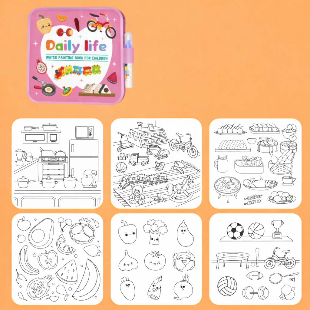 Sirexia - Livre Magique à Eau Réutilisable