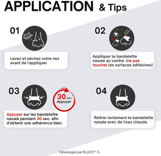 AERONOX™ - Bandes Nasales Anti Ronflements