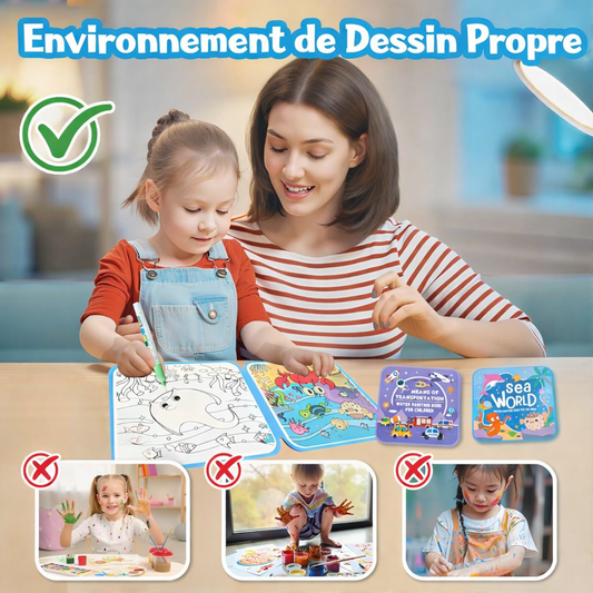 Sirexia - Livre Magique à Eau Réutilisable