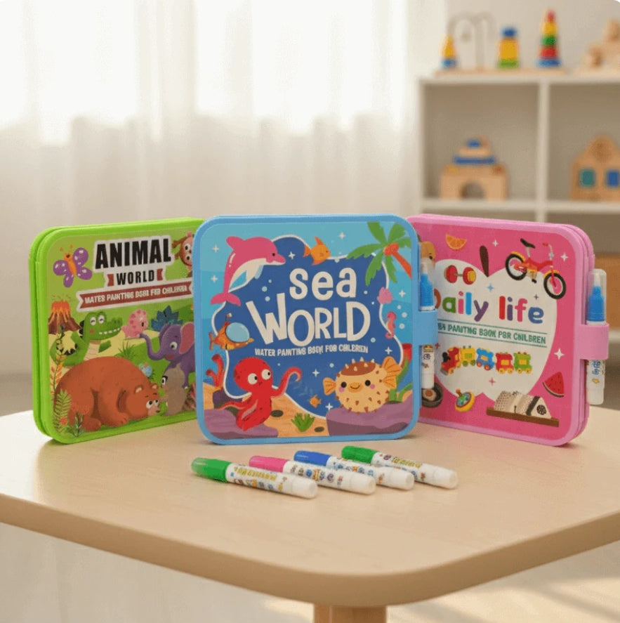 Sirexia - Livre Magique à Eau Réutilisable