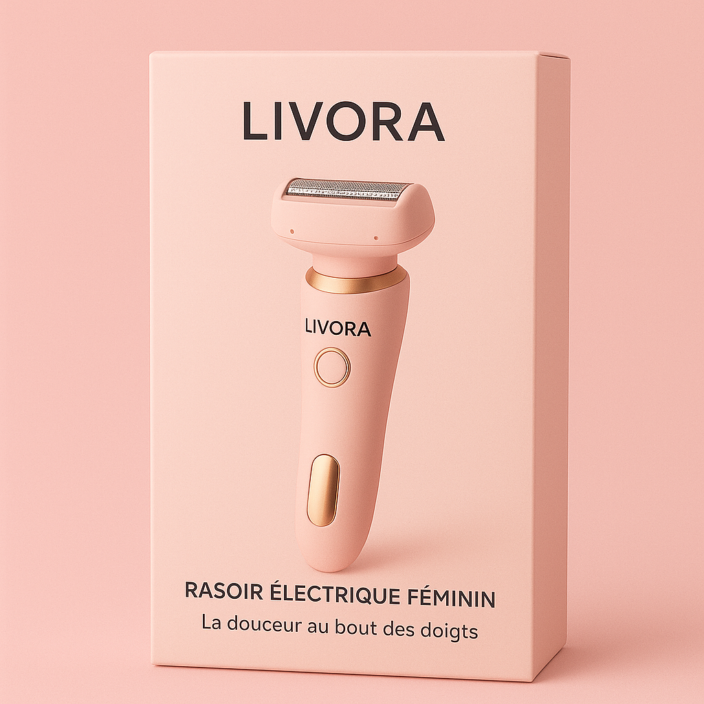 Livora - Rasoir Électrique Féminin 2-en-1