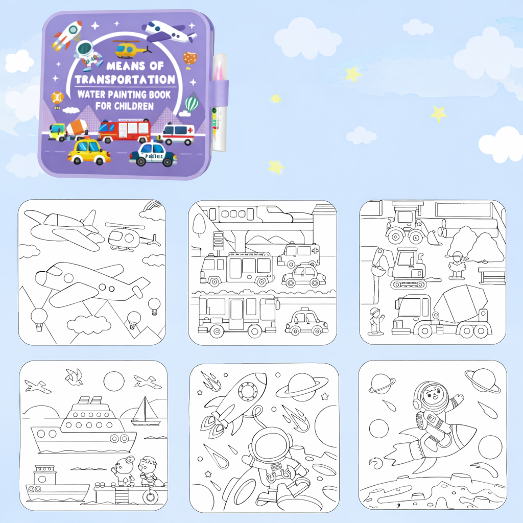 Sirexia - Livre Magique à Eau Réutilisable