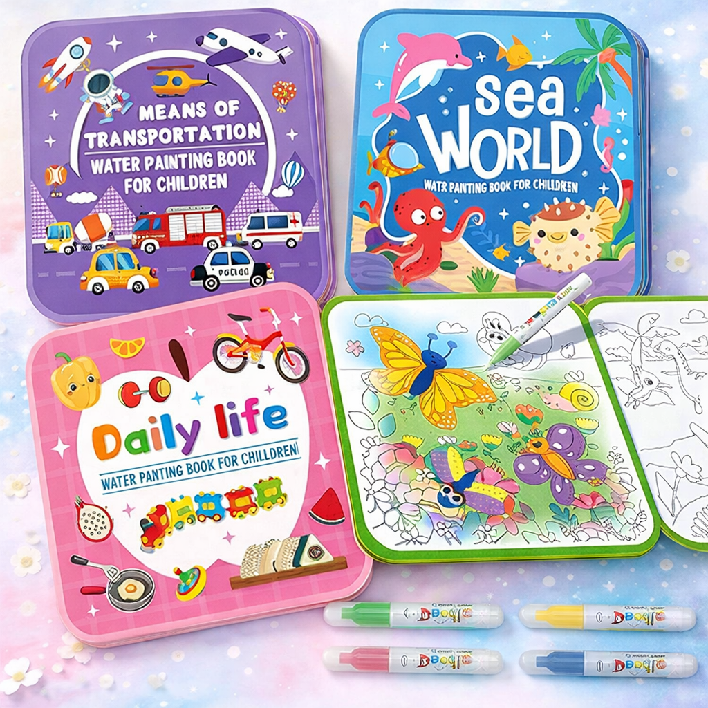 Sirexia - Livre Magique à Eau Réutilisable