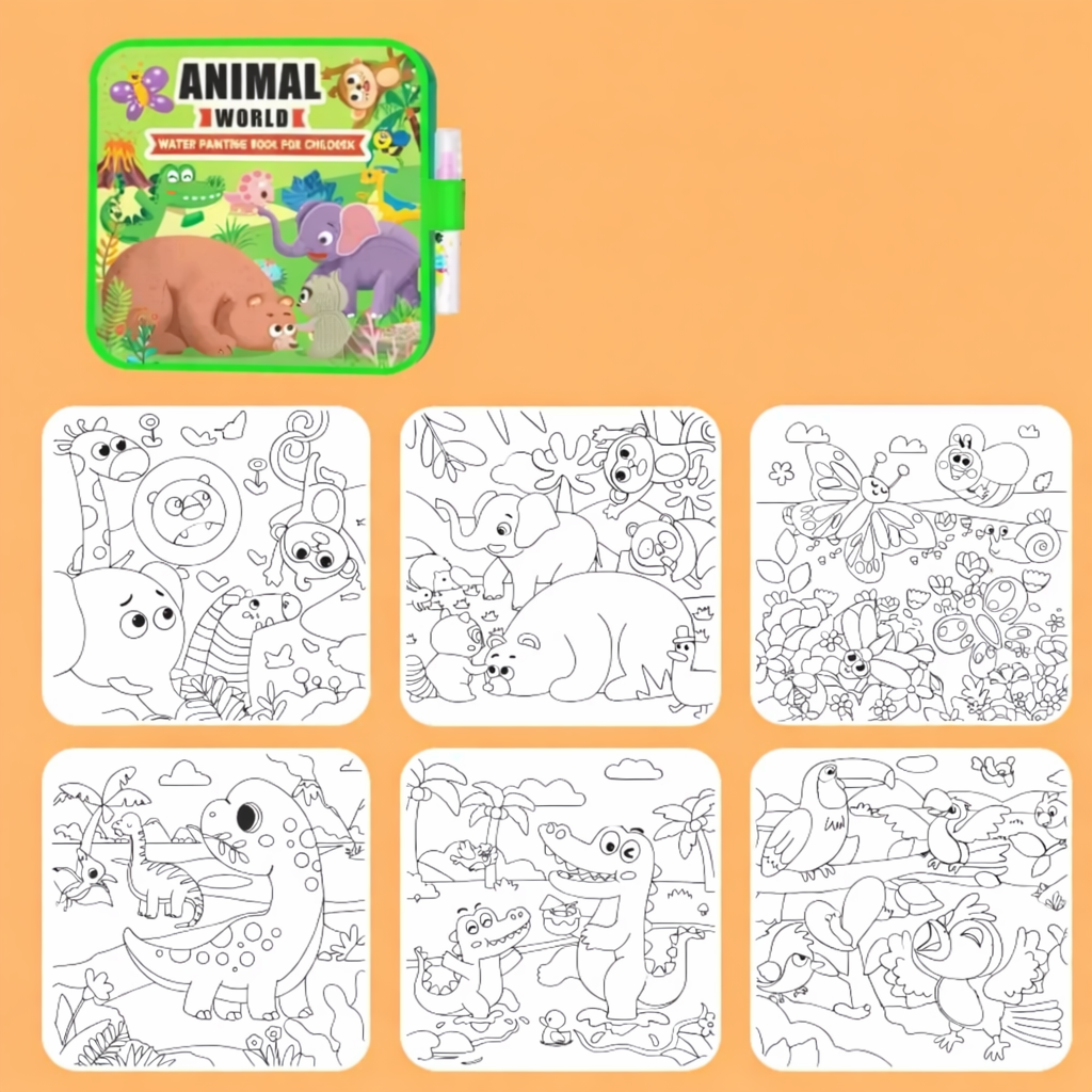 Sirexia - Livre Magique à Eau Réutilisable