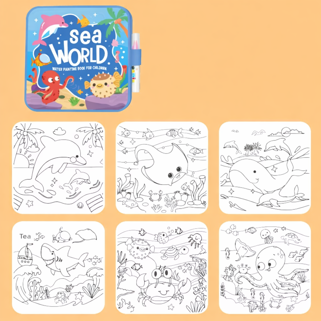 Sirexia - Livre Magique à Eau Réutilisable