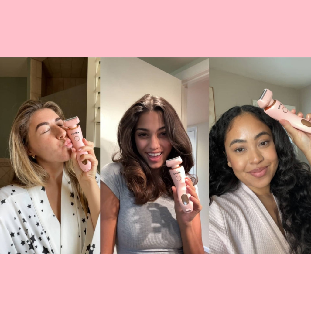 Livora - Rasoir Électrique Féminin 2-en-1